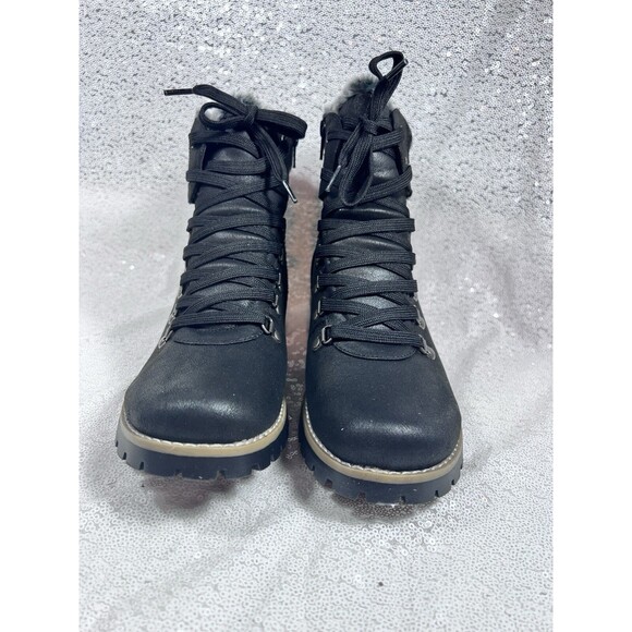 CLIFFS BY WHITE MOUNTAIN Women's Shoes Prized Lugged Lace-Up Ankle Bootie sz 10 - Picture 3 of 11